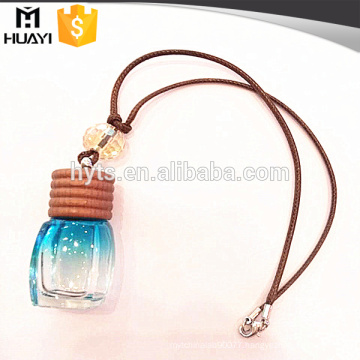 5ml colored hanging glass perfume diffuser bottle car